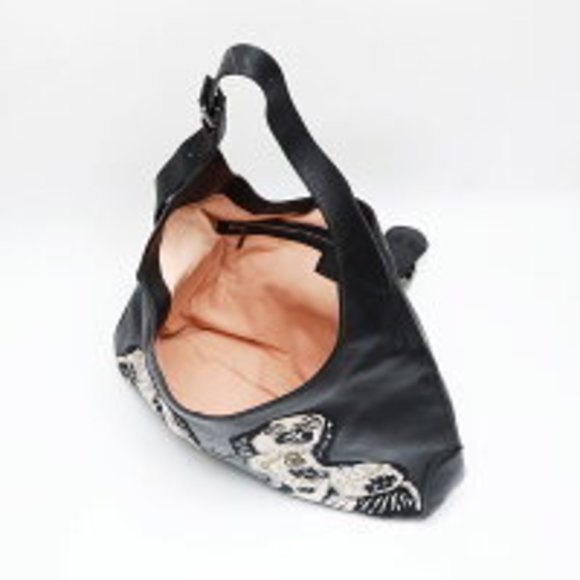 GUCCI Embroidery HOBO Dionysus Dog Shoulder Bag Black - Picture 11 of 12